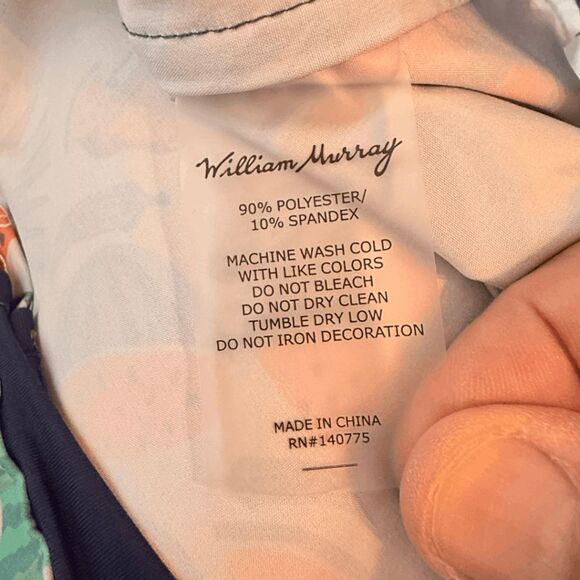 William Murray Men's Tropical Golf Swim Athletic Board Shorts Multicolor Size 38 - Picture 6 of 9